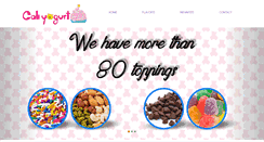 Desktop Screenshot of cali-yogurt.com